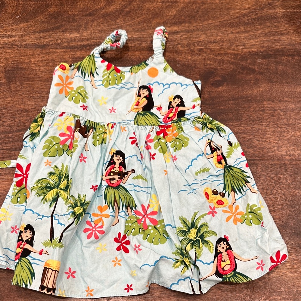 Pacific Legend Tropical Print Sundress
